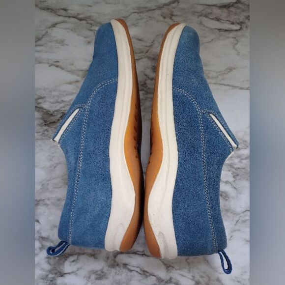 Lands' End Suede Slip On Shoes Size 8.5 - Picture 3 of 12